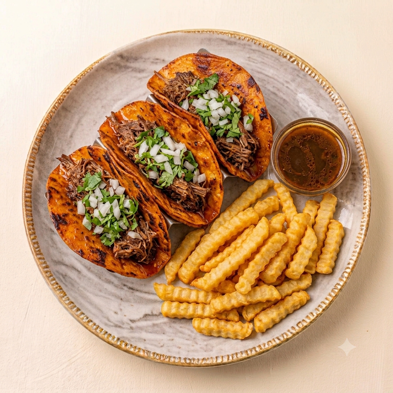 Delicious Birria Tacos Await